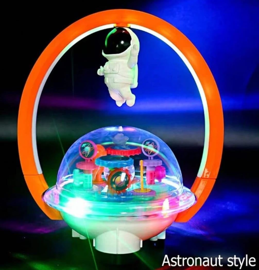 Suspension Gear Light Ball Magnetic Astronaut Toy Electric Dream Light
