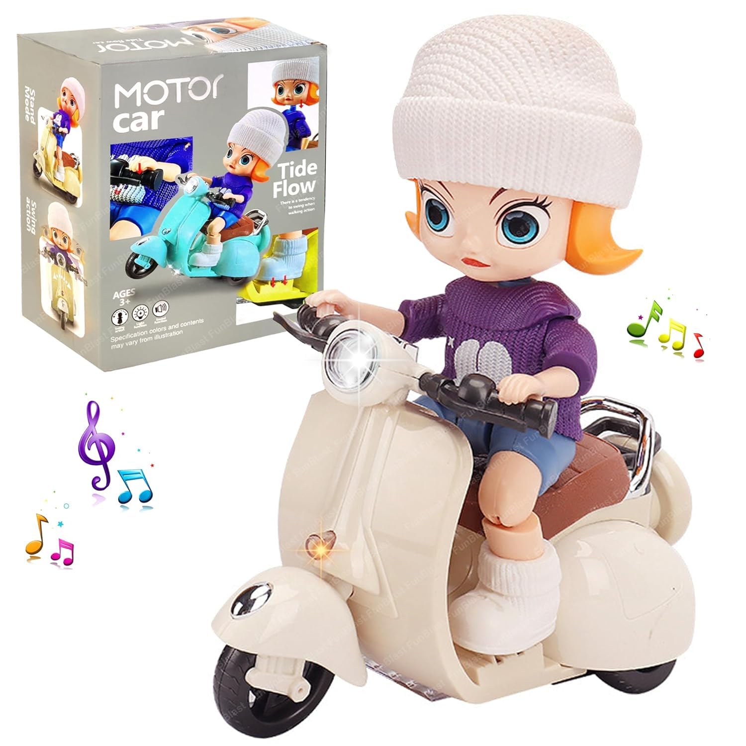Musical Lady Motor Scooter Toy Musical Lady Motor Scooter Toy