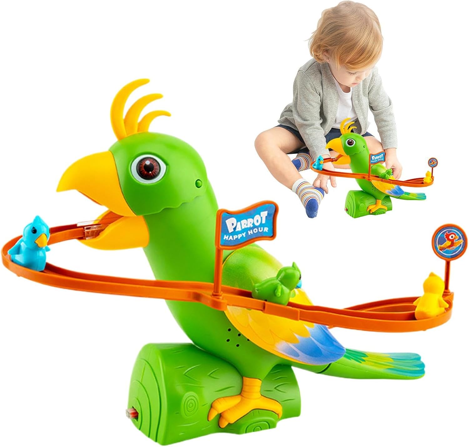  Duck Parrot Climb Stairs Toy for Kids,