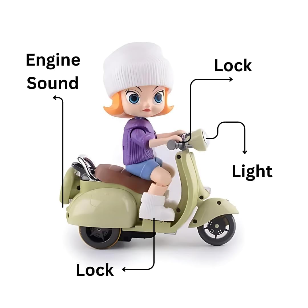 Musical Lady Motor Scooter Toy Musical Lady Motor Scooter Toy