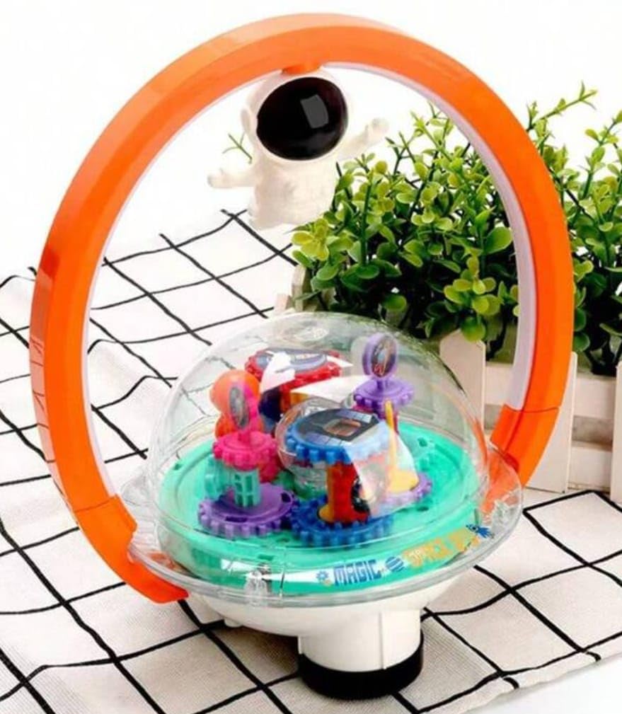 Suspension Gear Light Ball Magnetic Astronaut Toy Electric Dream Light