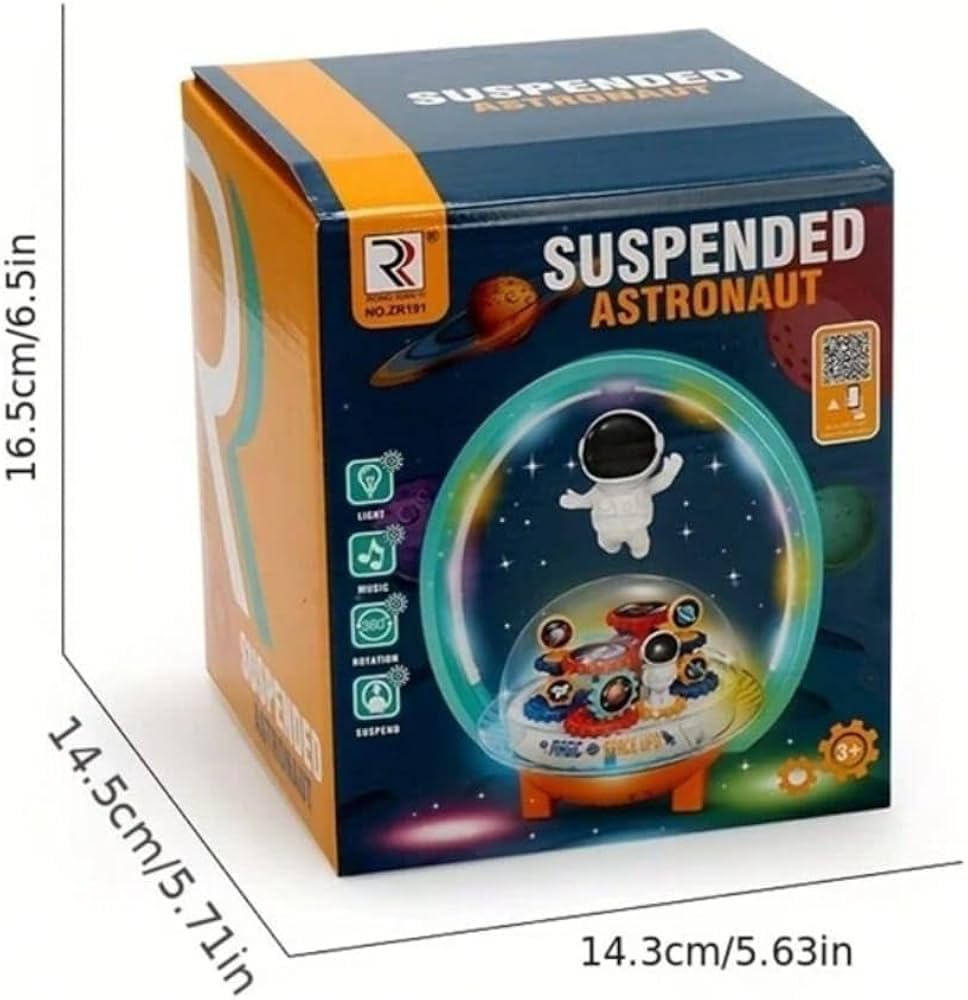 Suspension Gear Light Ball Magnetic Astronaut Toy Electric Dream Light