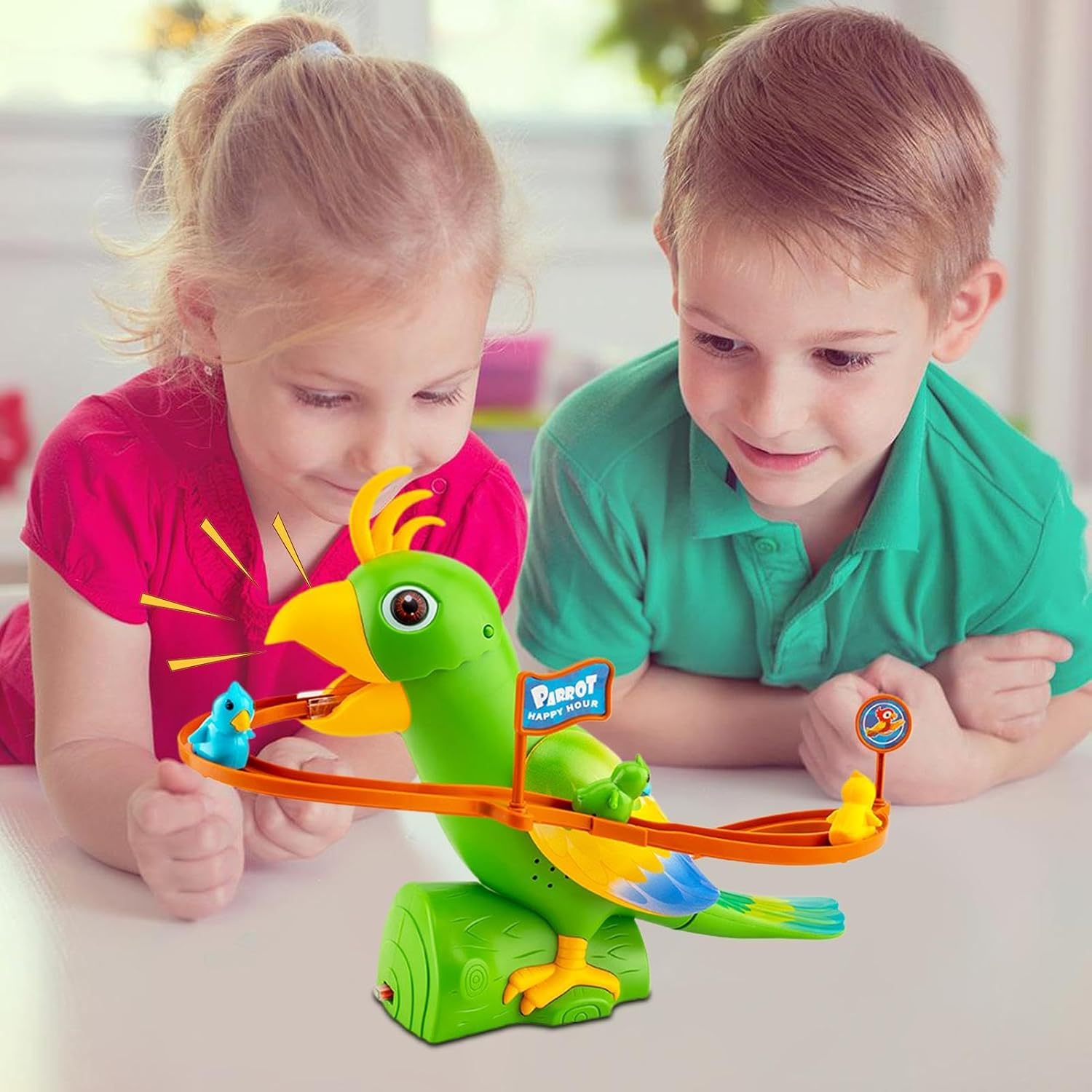  Duck Parrot Climb Stairs Toy for Kids,