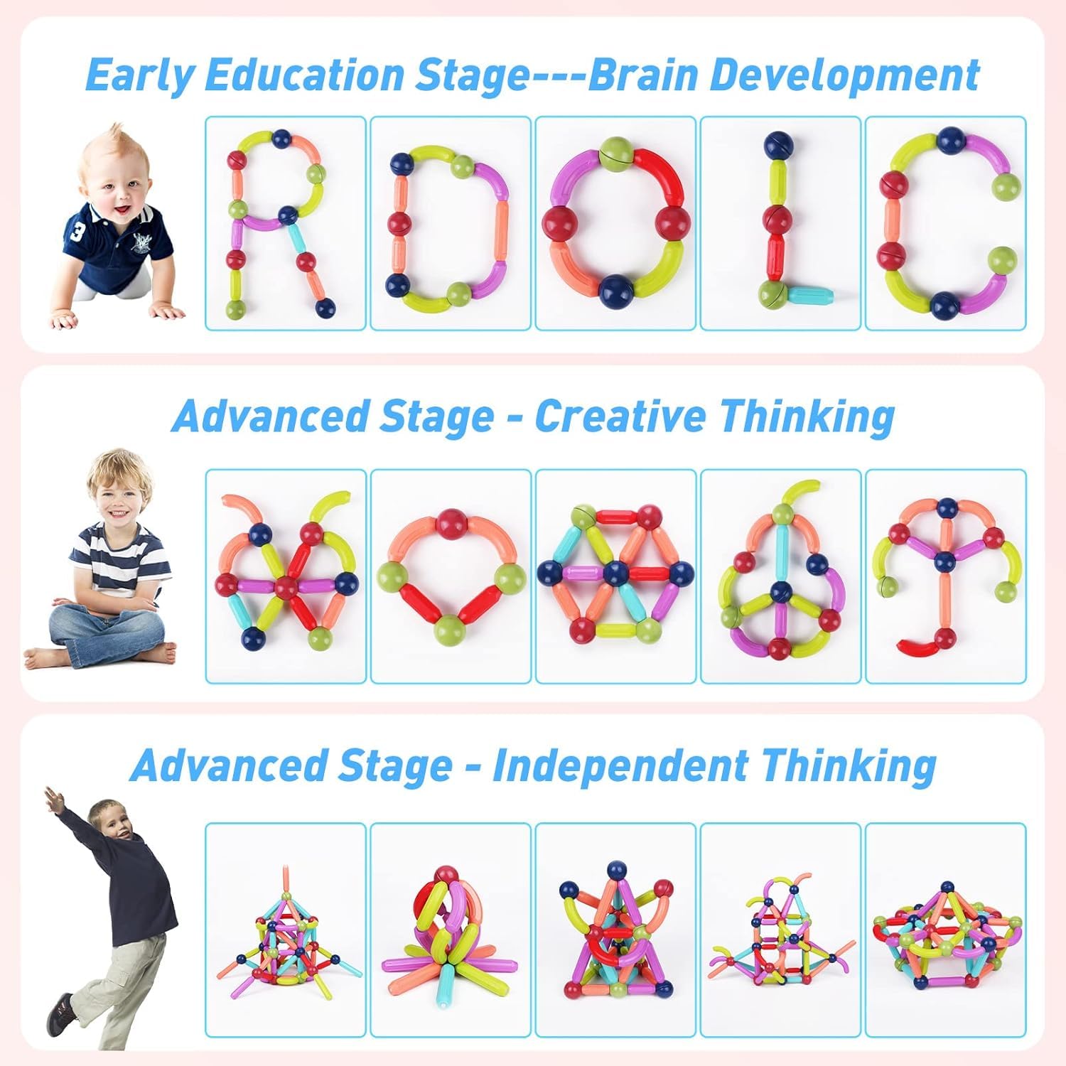 Magnetic Sticks Toy 36pis 