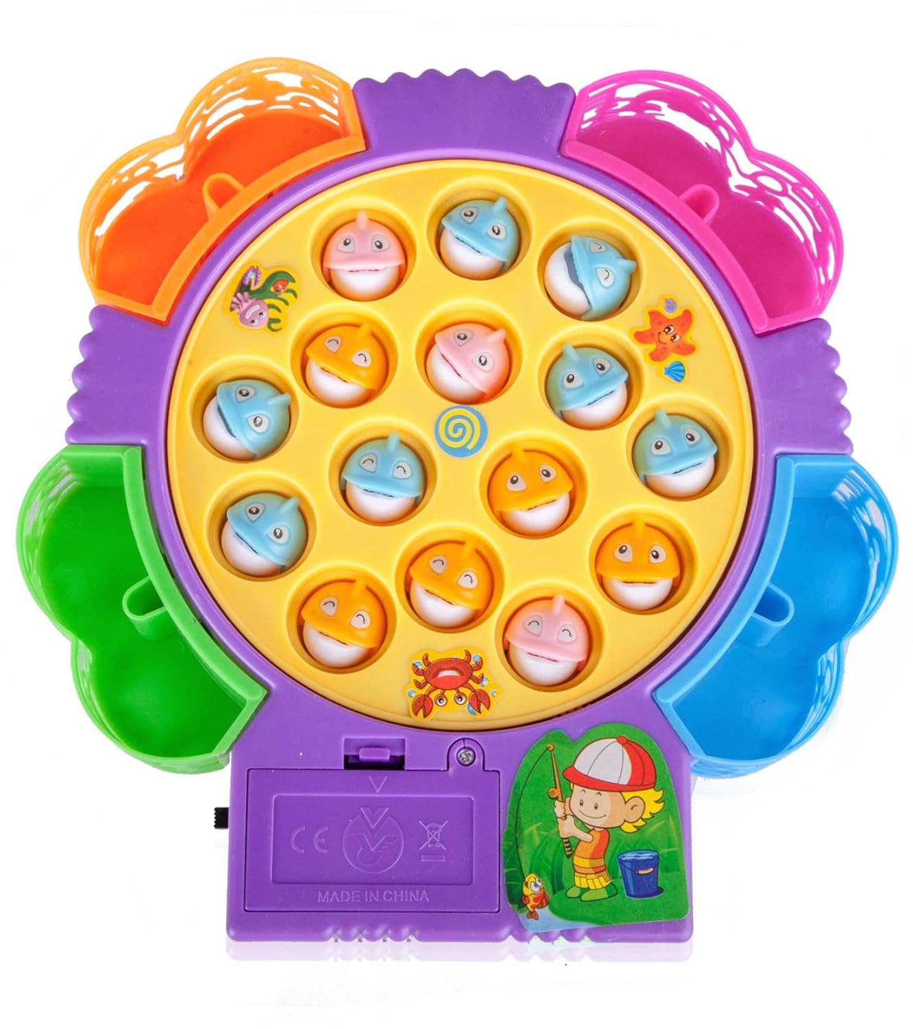 Electric Fishing Game Toy | Family Children Backyard Colorful Toy Games | 