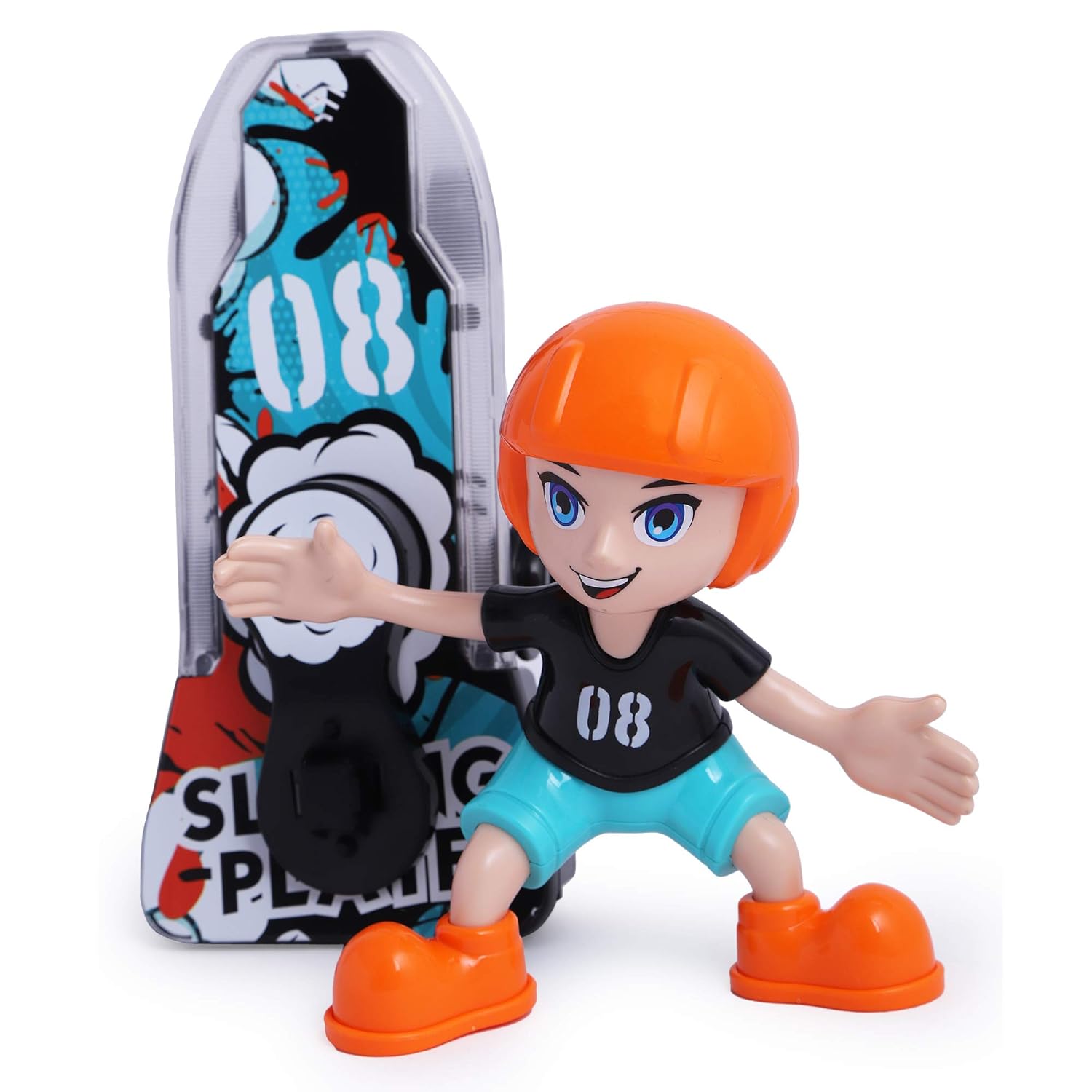 Sliding Plate -Electronic Stunt Skateboard Boy with Music & Light Effect (Multicolor)