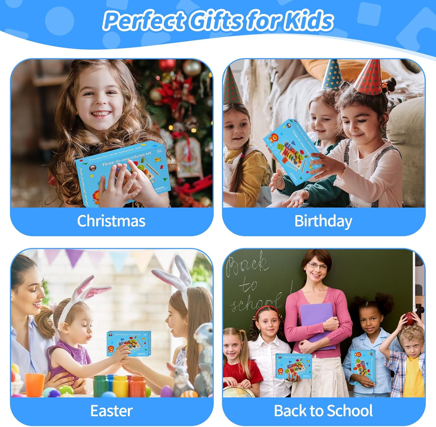 Three in one clumn set 