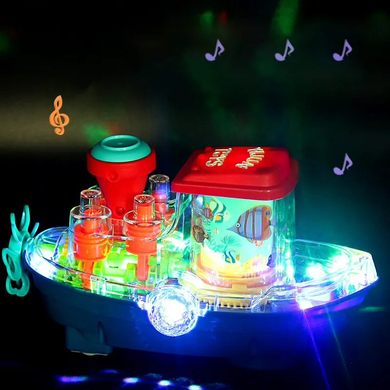  Transparent Gear Land ship Toy