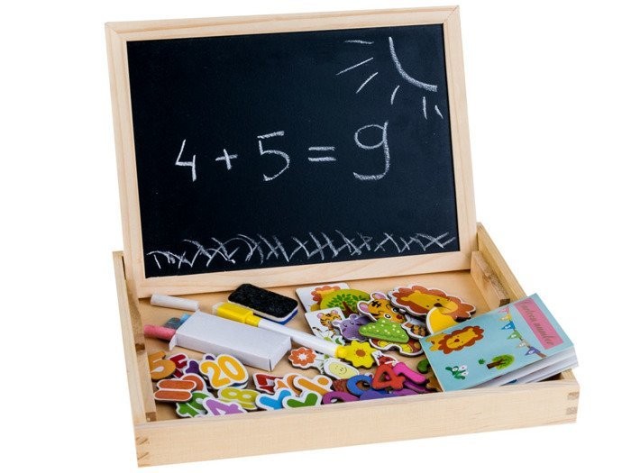 Wooden Cartoon Letter Magnetic Puzzle Board